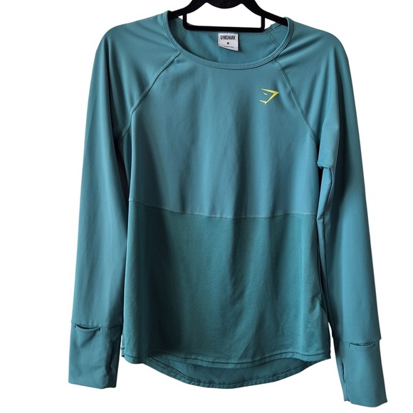 Gymshark Tops - Gymshark M Pulse Long Sleeve Shirt Athletic Gym Sportswear Athleisure Gorpcore